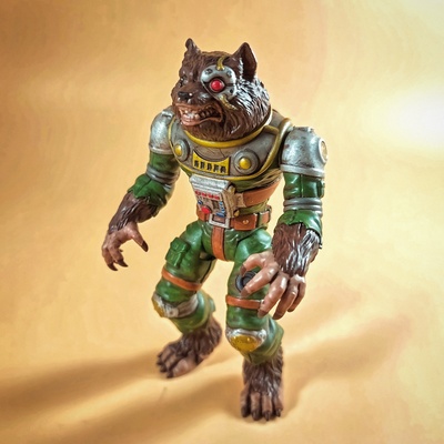 astro wolf kybernetisch werwolf astronaut aktion zahl cyborg platz forscher artikuliert 1 18 375 passen 3d print model - Mito3D