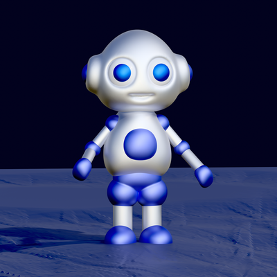 astroboy png arte brinquedo fofa livre crianças 3d print model - Mito3D