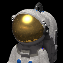 astrolink3d astronauta gadget giocattolo spazio nasa spacex razzo satellitare arte astro facile freddo regalo Halloween azione figura Bambola figurina scrivania agitarsi umano ragazza 3d print model - Mito3D