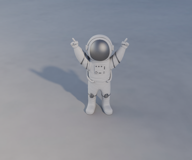 astronaut Game toy 3d print model - Mito3D