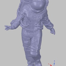 astronaut art toy print space spacex ilon 3d print model - Mito3D