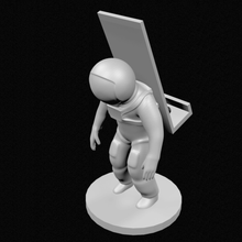 astronaut cell phone holder various support 3d print model - Mito3D