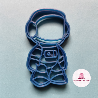 astronaut cookie cutter home mold cookies 3d print model - Mito3D