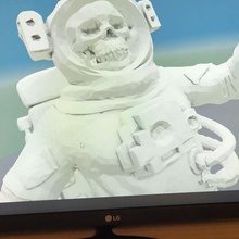 astronauta cadáver 3d print model - Mito3D