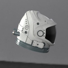astronaut helmet art helmets moon nasa space suit realistic lowpoly 3d 3dmodels 3d print model - Mito3D