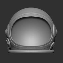 astronauta casco cosplay 3d print model - Mito3D