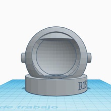 astronaut Helm Spiel 3d print model - Mito3D