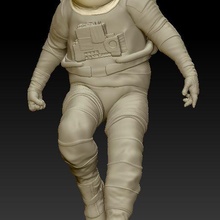 astronauta luminária 3d impressão apolo brinquedo cabeça espaço traje espacial moonwalk passarela saltar lua astronomia arte esculturas 3d print model - Mito3D
