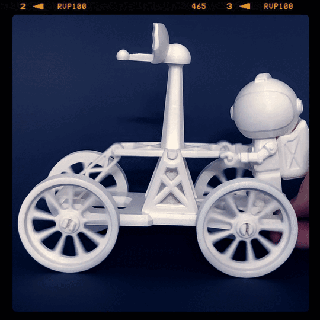 astronaut lunar rover game space spaceman man astroneer toy supports free easy print vehicle kit printable railcar mechanical 3d print model - Mito3D