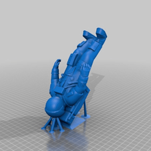 astronaut supports art people 3d print model - Mito3D