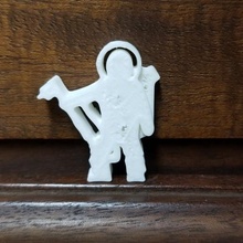 astronaute soudeur meeple Jeu machine pistolet sci science fiction héros extraterrestres rpg mini 3d print model - Mito3D