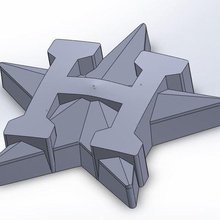 astros keychain art houston toy 3d print model - Mito3D