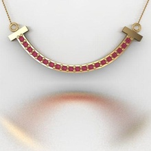 asu jewelry art neckless silver gold fashion snow gem 3d print model - Mito3D