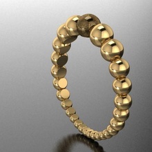asu fashion art jewelry neckless silver gold fashion snow ring 3d print model - Mito3D