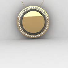 tenue art bijoux cou argent 3d print model - Mito3D