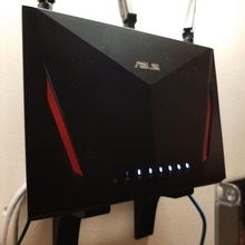 Asus roteador parede suporte 3d print model - Mito3D
