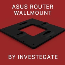 asus router wall mount gt-ax11000 rt-ac5300 tool wallmount gt rt ax11000 ac5300 ax 11000 ac 5300 easy 3d 3d print model - Mito3D