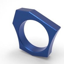 asymmetric ring jewelry print jewellery desing 3d print model - Mito3D