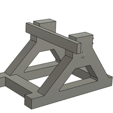 asymmetrische bi-block-Tür-knocker Spiel sncf Klopfer ho 1 87 3d print model - Mito3D