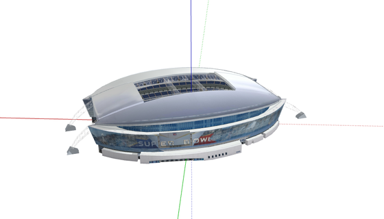 t stadyum Dallas Kovboylar 3d print model - Mito3D
