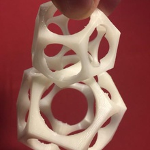 atached polyedres arte 3d print model - Mito3D