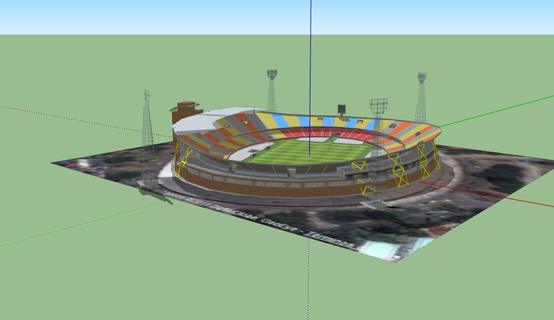 Atanásio giradoto Atlético nacional estádio 2023 futebol nfl nba mlb nhl Colômbia 3d print model - Mito3D
