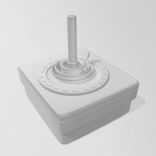 atari telecomando gioco 3d print model - Mito3D