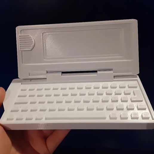 atari portfolio palmtop model - aka terminator resistance hacking device 3D print model - Mito3D