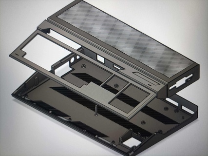 atari stfm case full size st 3d print model - Mito3D