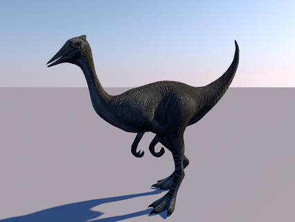 atbt pelecanimimus dinosaurs 3d print model - Mito3D