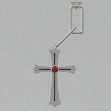atemis collar rosario + vampiro akashiya moka Moda rosariotovampiro 3D print model - Mito3D