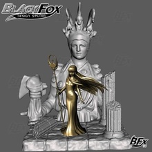 Atenas santo seiya diorama jogos mito pano Raposa Negra 3d print model - Mito3D