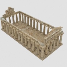 Athenaion arquitetura Rometémplo famosobuild 3d print model - Mito3D