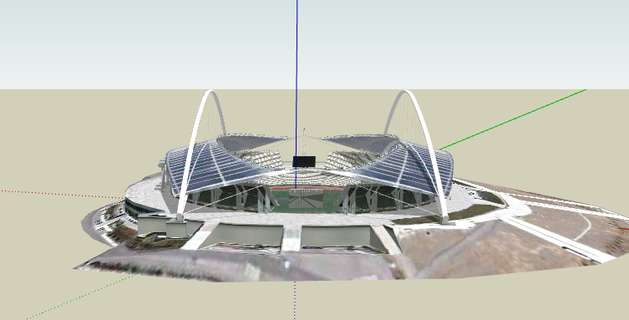 atina Olimpiyat stadyum 3d print model - Mito3D
