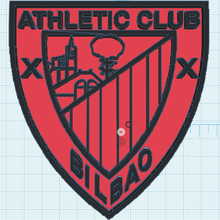 atlético club juego fútbol bilbao vasco país enlace 3d print model - Mito3D