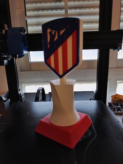 atl tico Madrid trofeo atleticodemadrid proteger trofeos fútbol equipo liga 3d print model - Mito3D