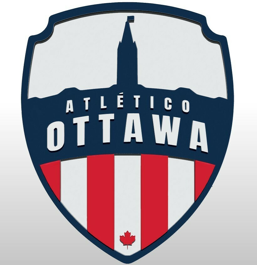 atl tico ottawa sport badge 3D print model - Mito3D