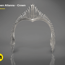 atlanna crown art games toy aquaman 3d print model - Mito3D