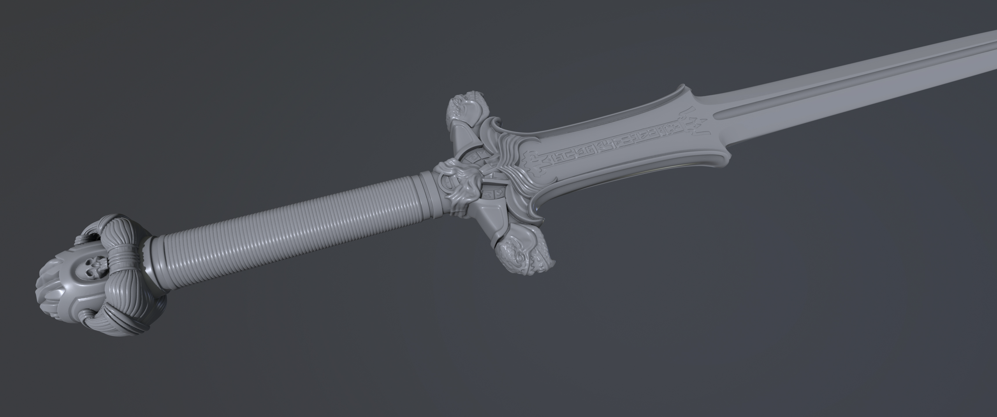 atlantean sword conan fantasy barbarian arnold schwarzenegger destroyer 3D print model - Mito3D