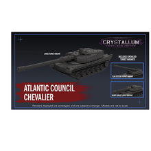 Atlantik konsey chevalier tank minyatür savaş oyunları kristal 15mm 6mm Mecha tanklar askeri indie oyun Battletech mechwarrior sci fi Bilim kurgu 3d print model - Mito3D