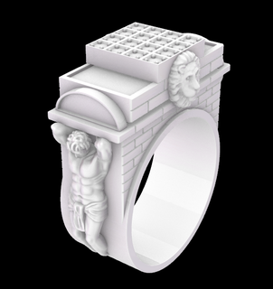 atlantis Ring Reise mythisch Stadt Rätsel verloren Zivilisation Geheimnisse tief Meer Erkundung 3d print model - Mito3D