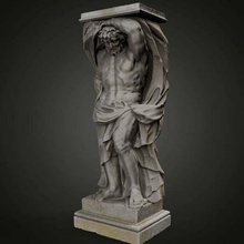 atlas sanat heykeller 3d print model - Mito3D