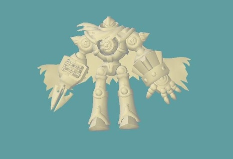 atlas héros mobile légendes coup 3d impression prêt Jeu personnage statue 3d print model - Mito3D