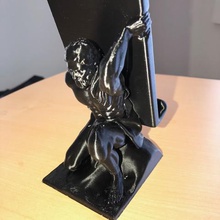 atlas phone stand gadget art sculpture 3d print model - Mito3D