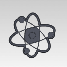 atom kurabiye kesici Bilim 3d print model - Mito3D