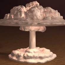 la bombe atomique de lampe led maison lumière l'éclairage 3d print model - Mito3D