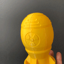 atomic bomb secret box gadget mechanic print place art toy lock 3d print model - Mito3D