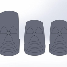 nuclear pedais 3d print model - Mito3D