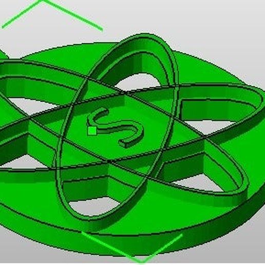 átomo attrezzo 3d stampa 3D print model - Mito3D