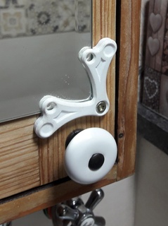 attachment corner bathroom furniture holder mount 3d print model - Mito3D